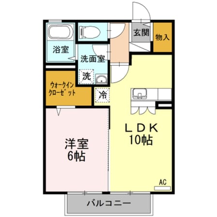 アーバン大悟法の物件間取画像